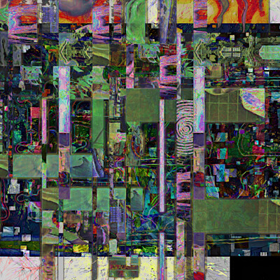 Rabbit v klein rvk art broken memories within a digital comatose state