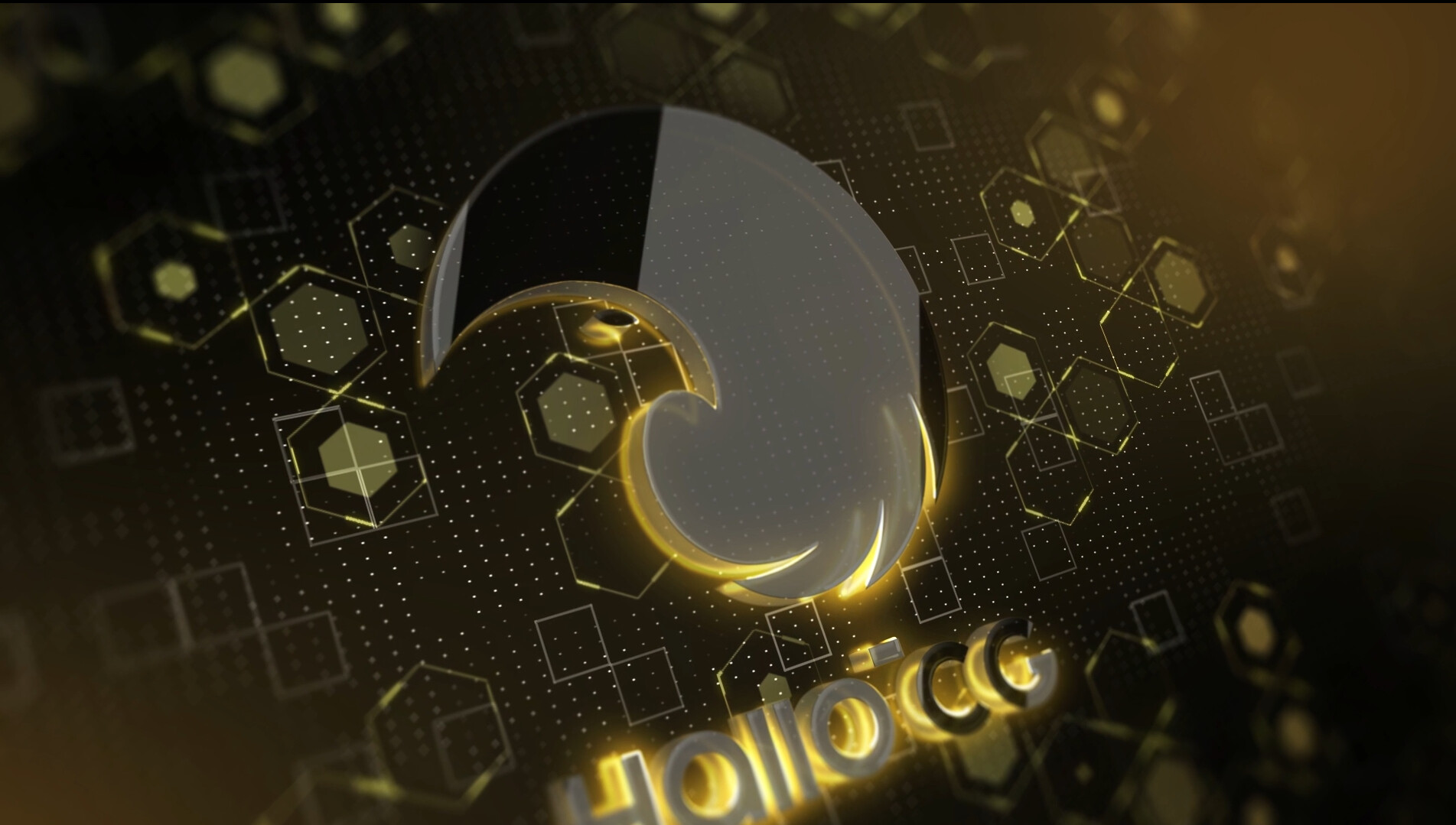 HALMAT . - 3D abstract logo intro (After effects Template)