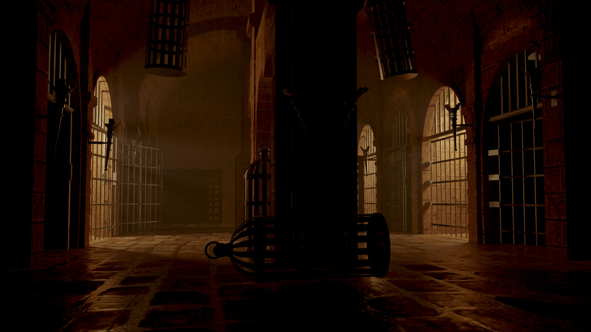 ArtStation - Medieval prison cell