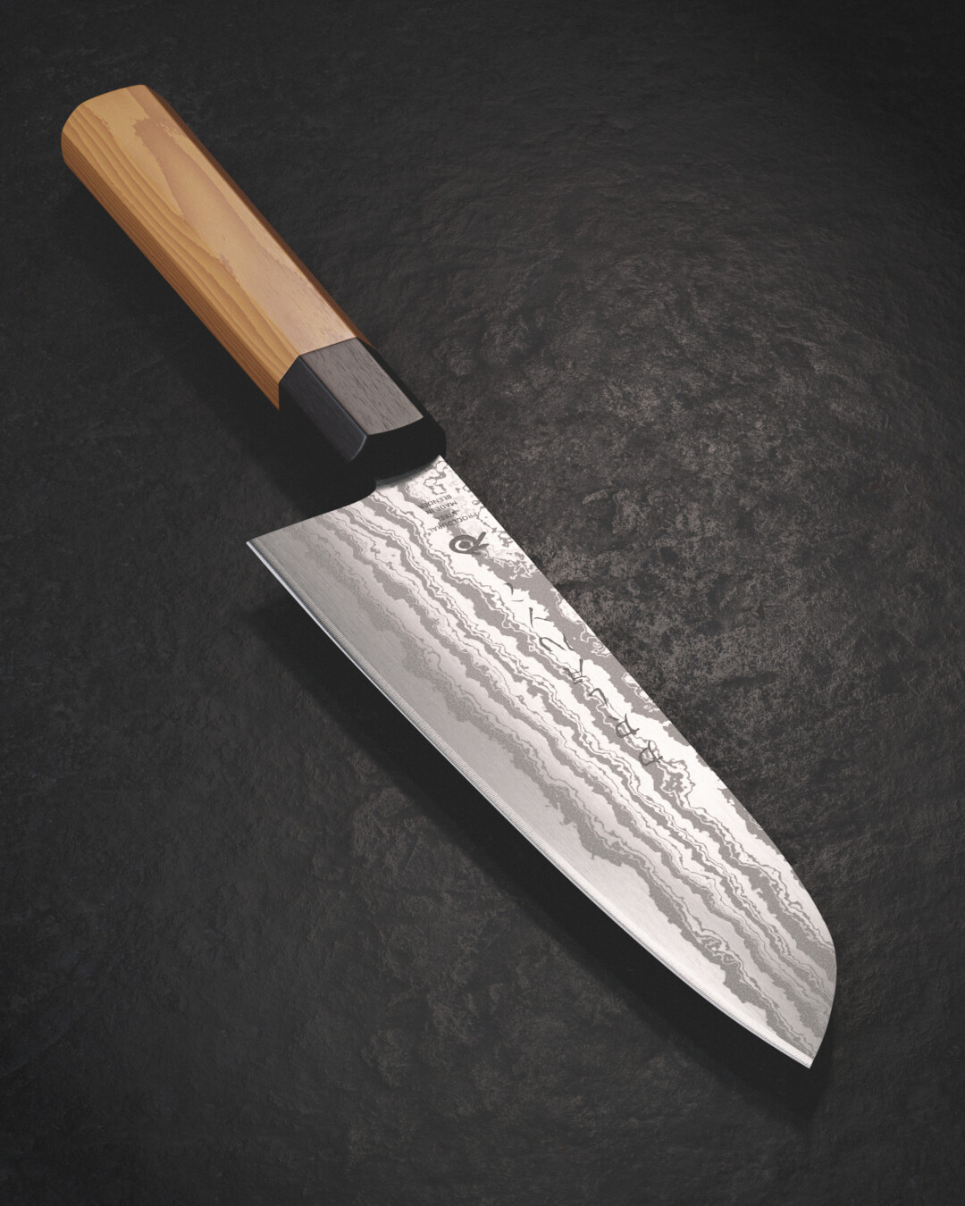 Japanesse Sushi Knives - 3D Model by Sajunara
