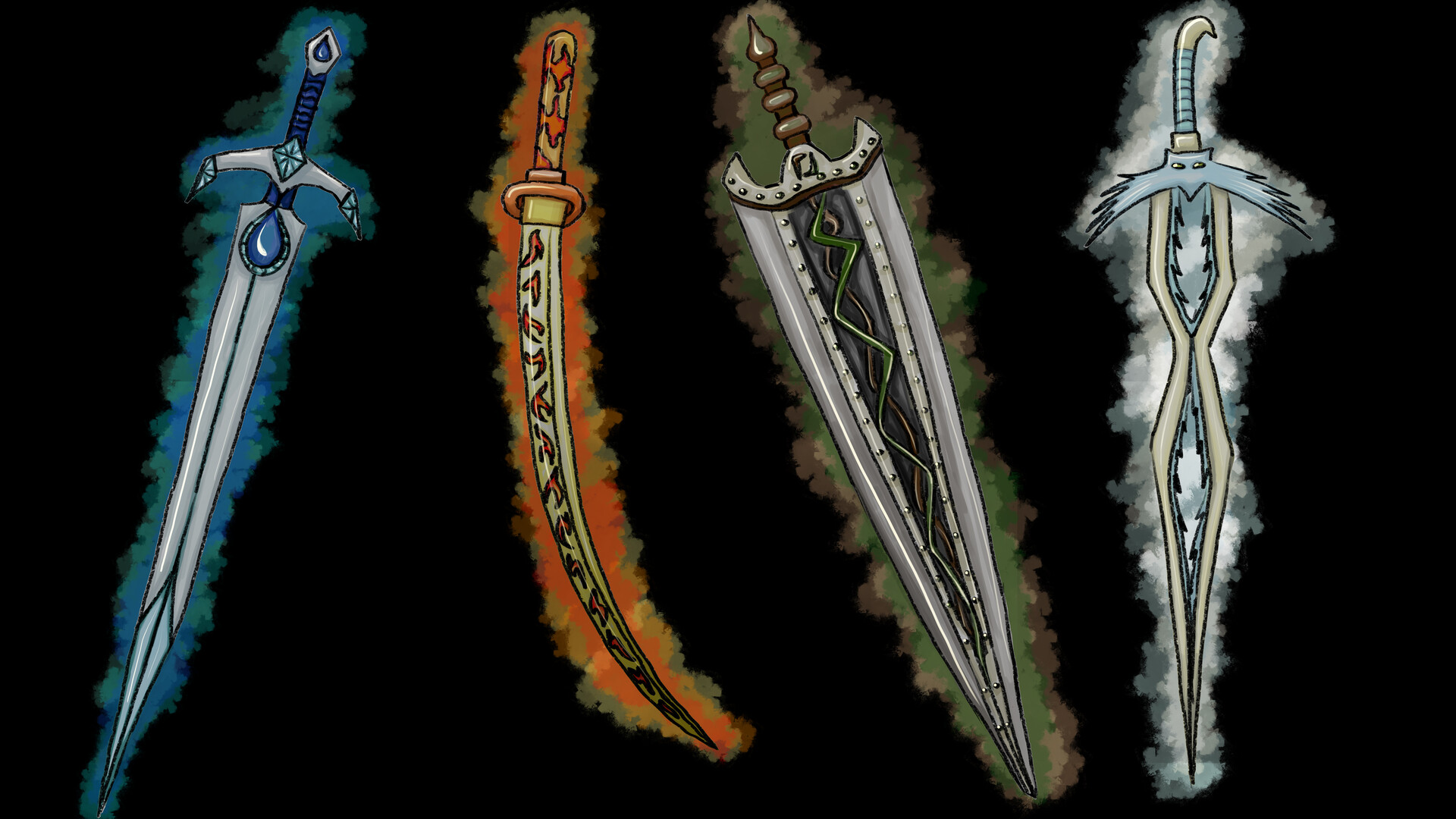Dinara Tiumina - Swords of Elements
