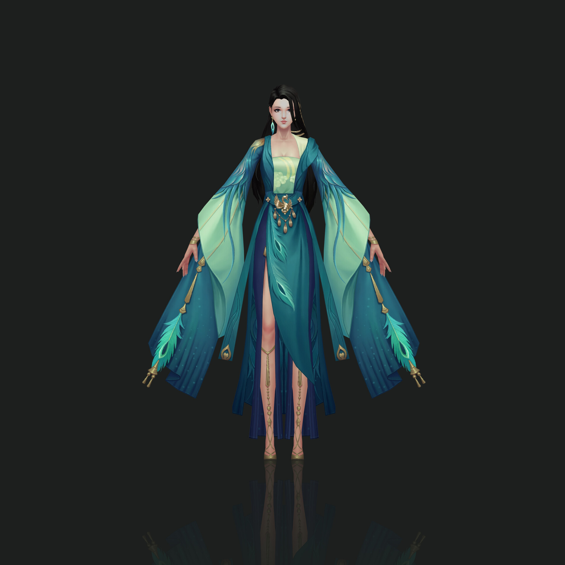 Artstation - 手绘女角色