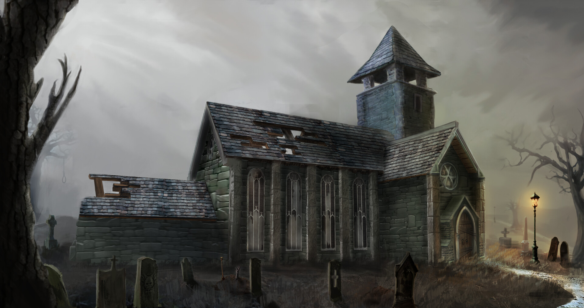 ArtStation - Abandoned Church