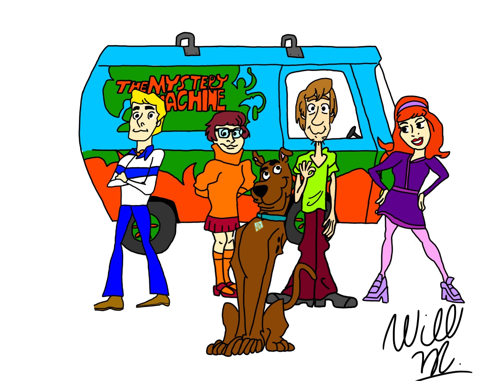ArtStation - Scooby-Doo (2002) fan art by Will Metcalf