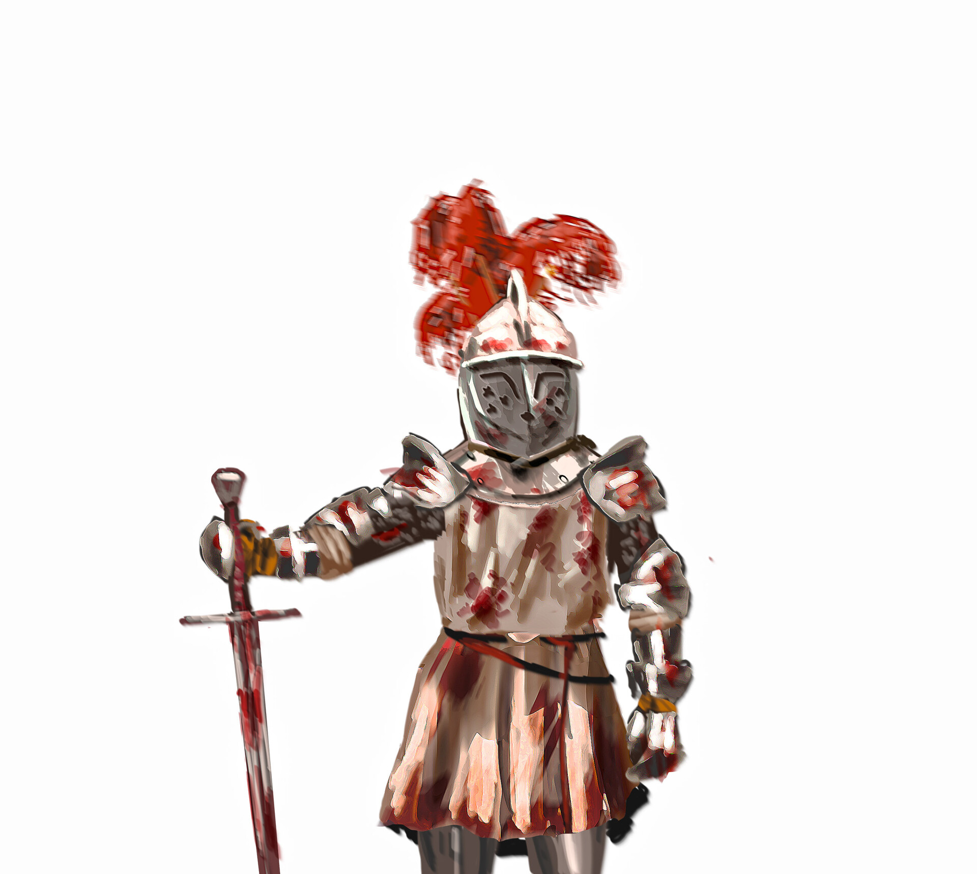 alkohol Påhængsmotor fløde ArtStation - Knight with a Savoyard helmet
