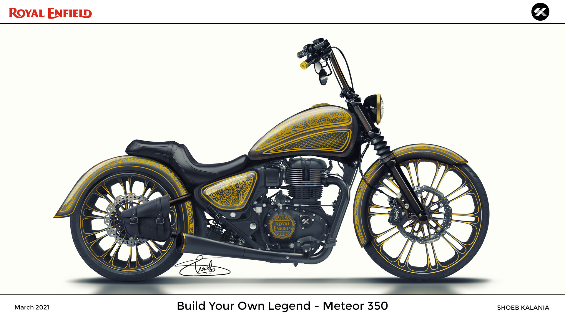 Customized royal outlet enfield meteor