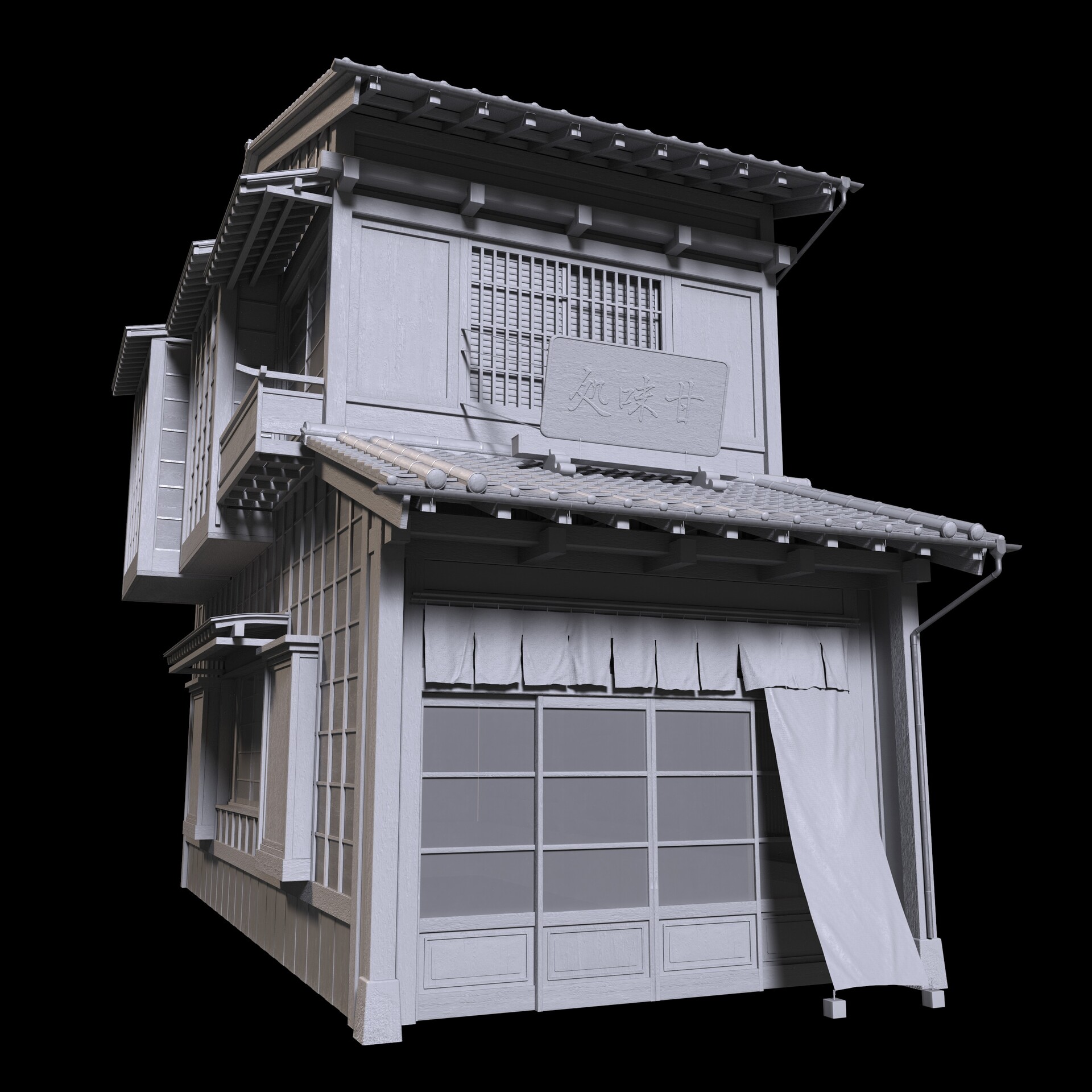 ArtStation - JAPANESE STYLED HOUSE