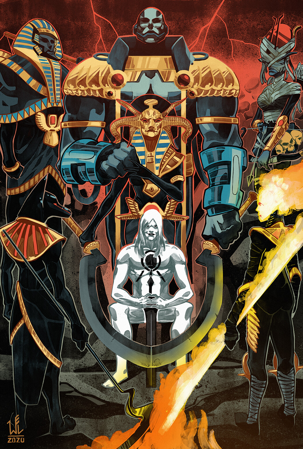 Horsemen of Apocalypse|X of Swords by Sergei Titov