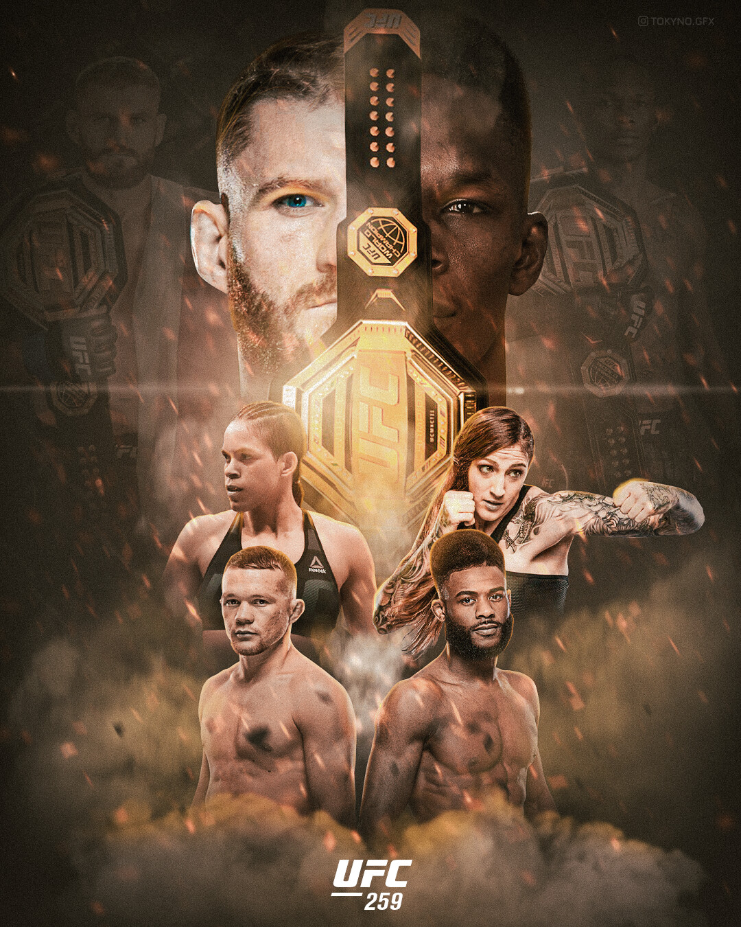 ArtStation UFC 259 poster