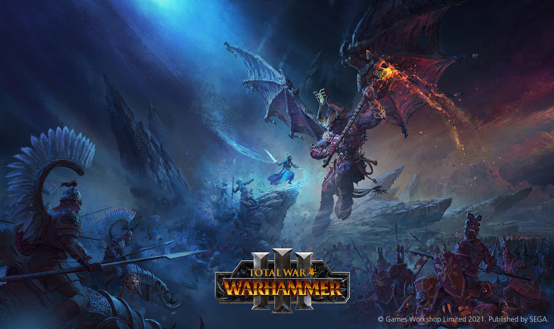 Creative Assembly Total War Warhammer III Key art