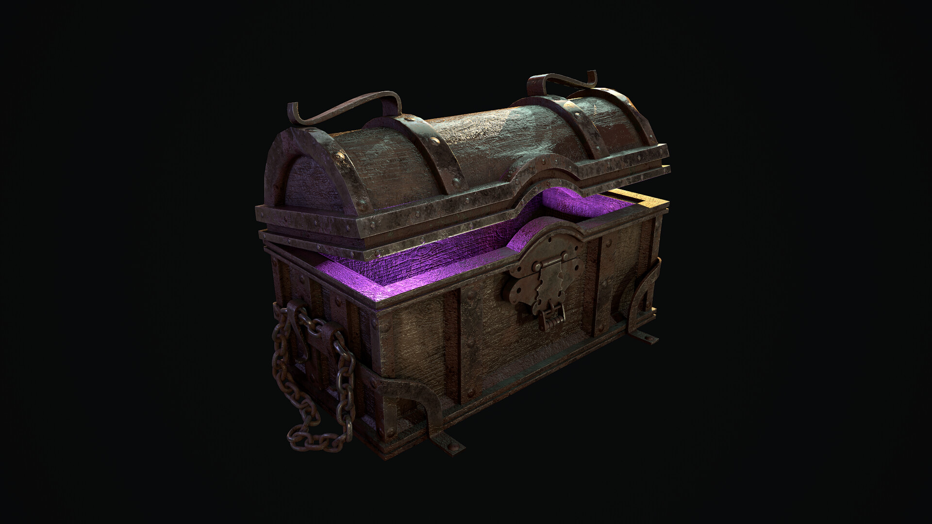 ArtStation - Dungeon Treasure Chest (Game Asset)