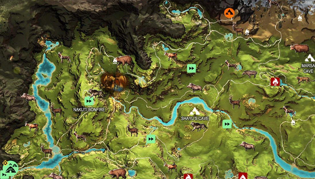 Карта уруса far cry primal