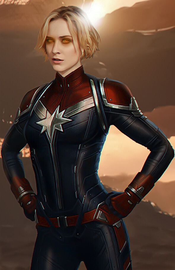 Artstation Carol Danvers Captain Marvel