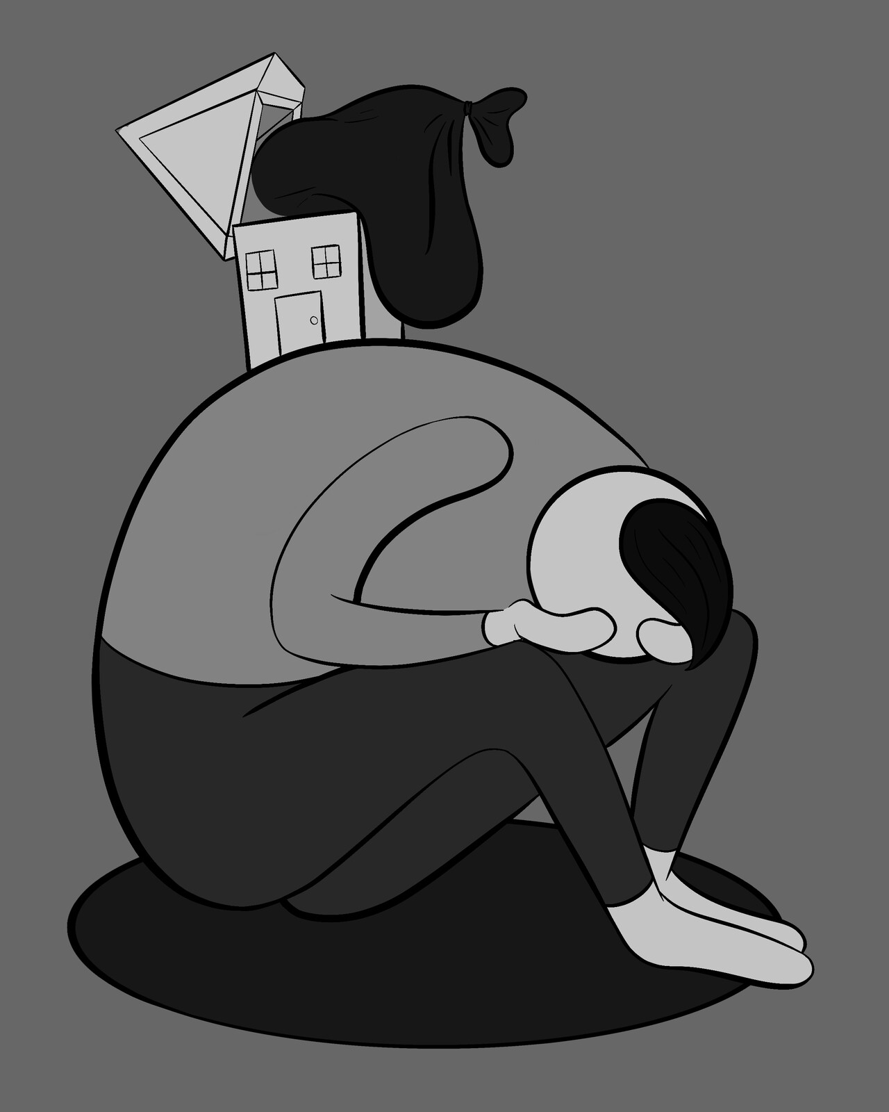 Hoarding Disorder (concept piece)- Value Study
2021