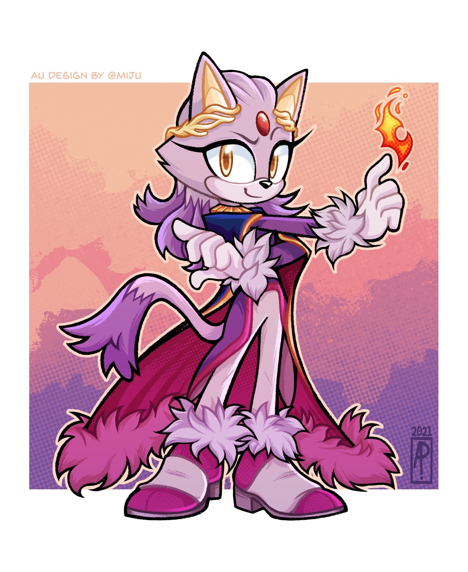 Blaze ✨ The other day I saw the Queen Blaze concept design by the AMAZING @...