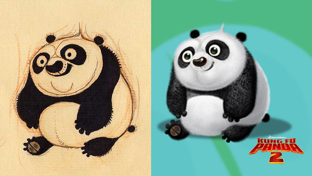 Artstation Baby Po Kung Fu Panda 2