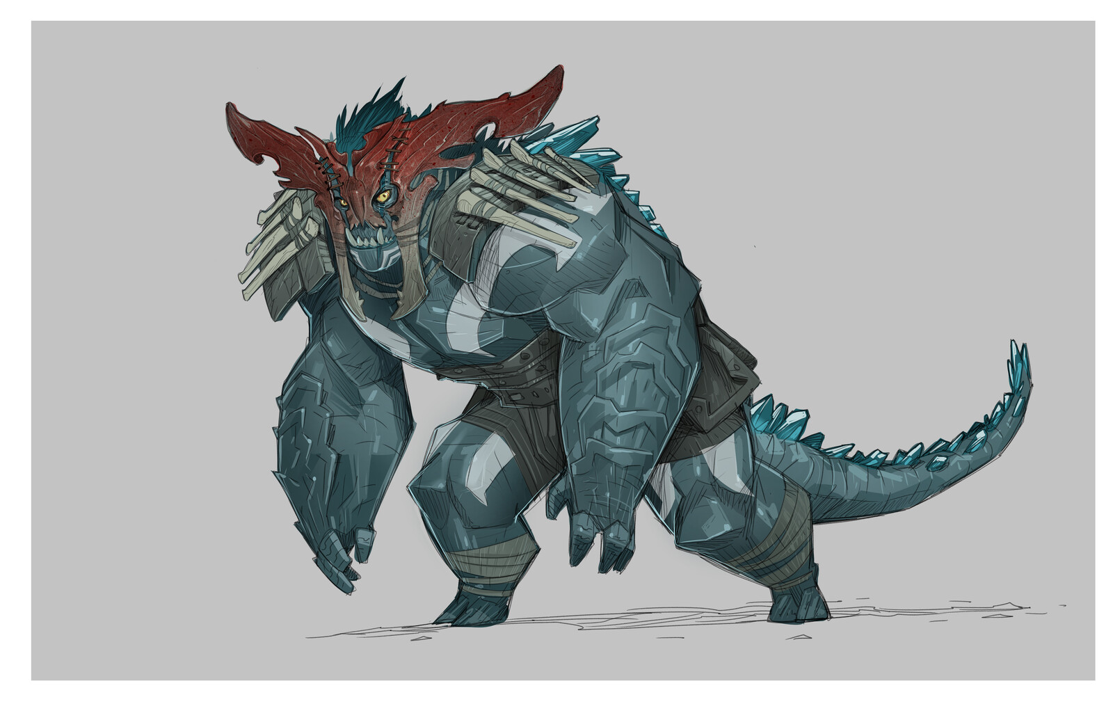 Early design for Troll General. not used.