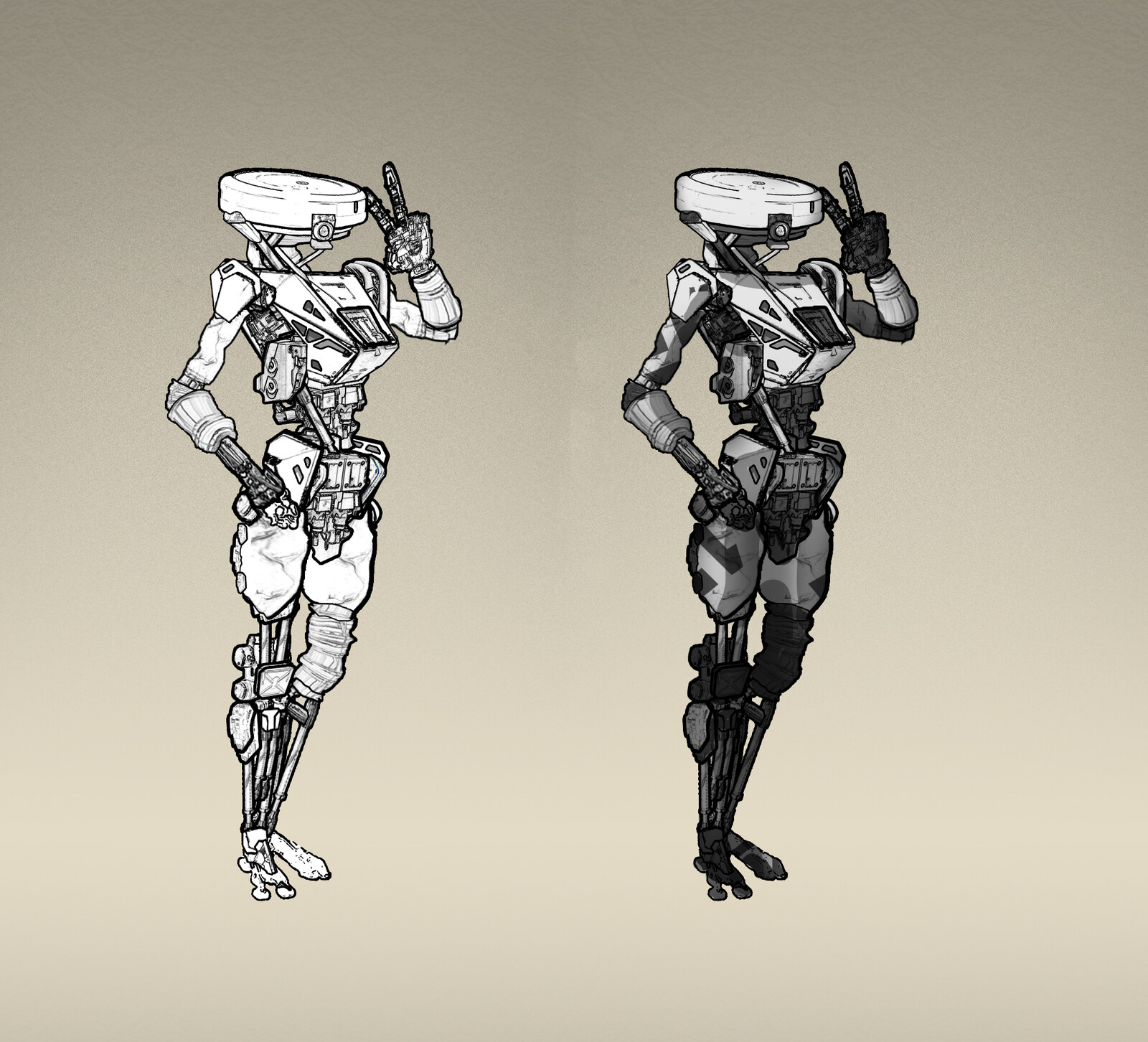 cleanup of proportion and line-art