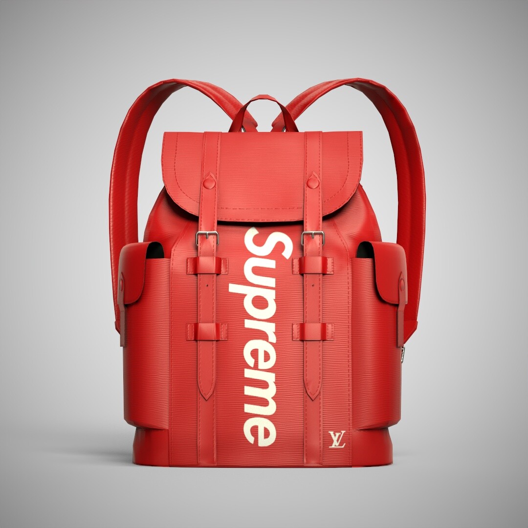 vuitton supreme backpack