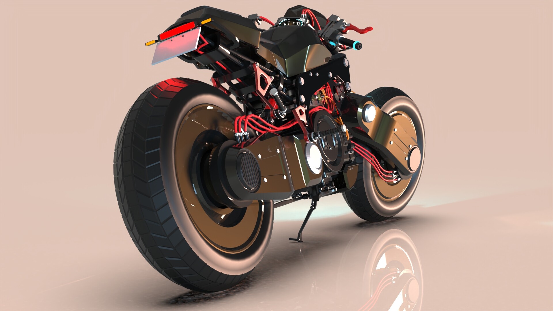 ArtStation Cyberpunk Bike Concept   Sahil Sengar Biek 2 