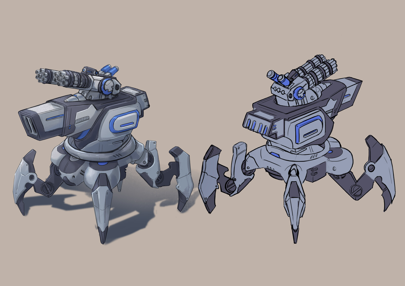 'Tick' automated sentry turret final design