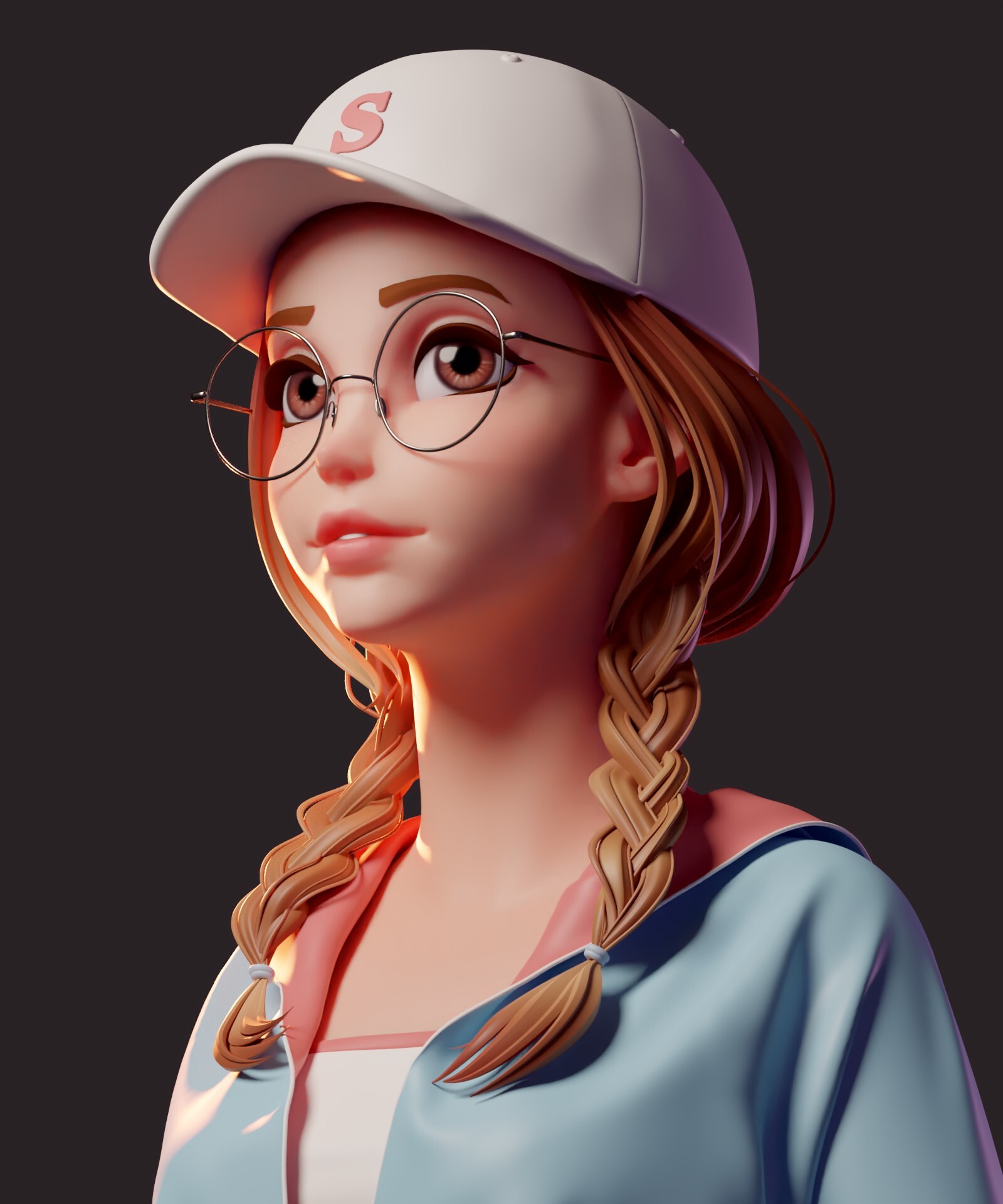 ArtStation Glasses Girl
