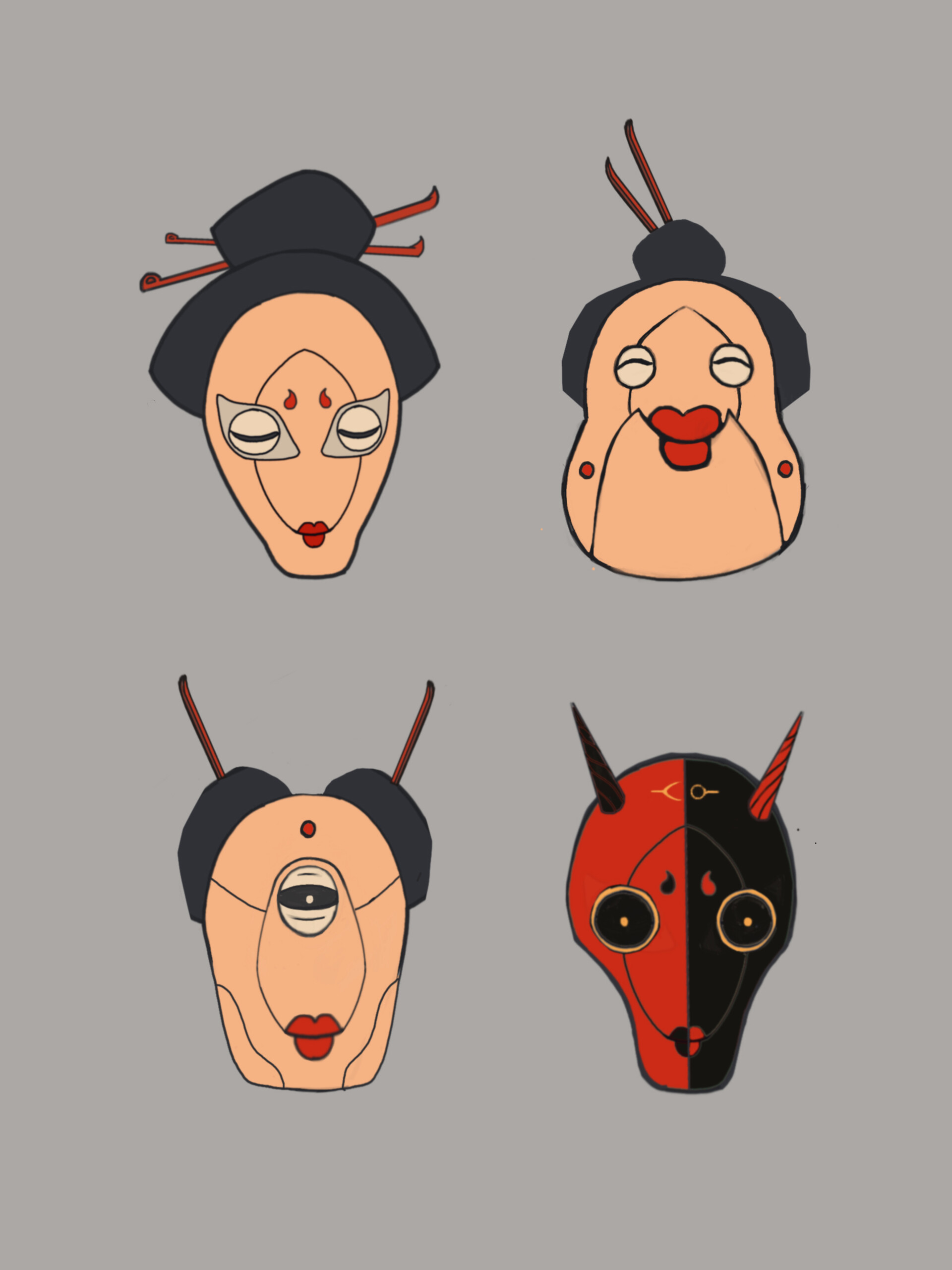 ArtStation - Face Mask design