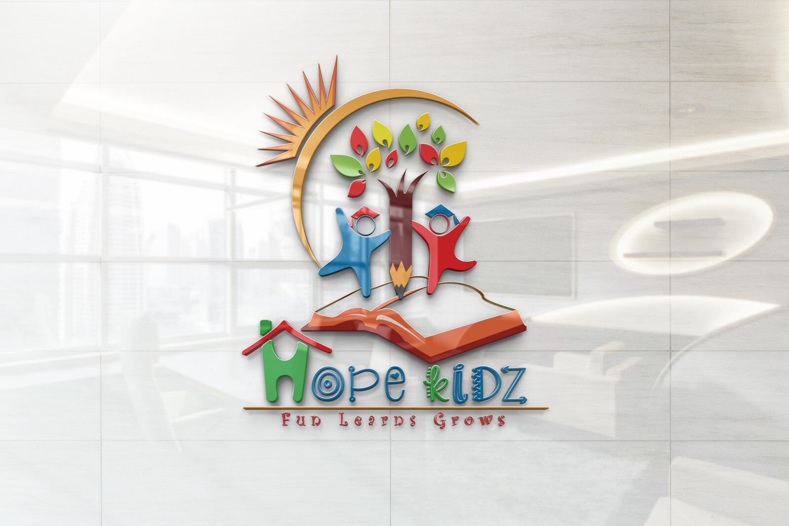 Chandan Singh - "Hope Kids" Play School Logo