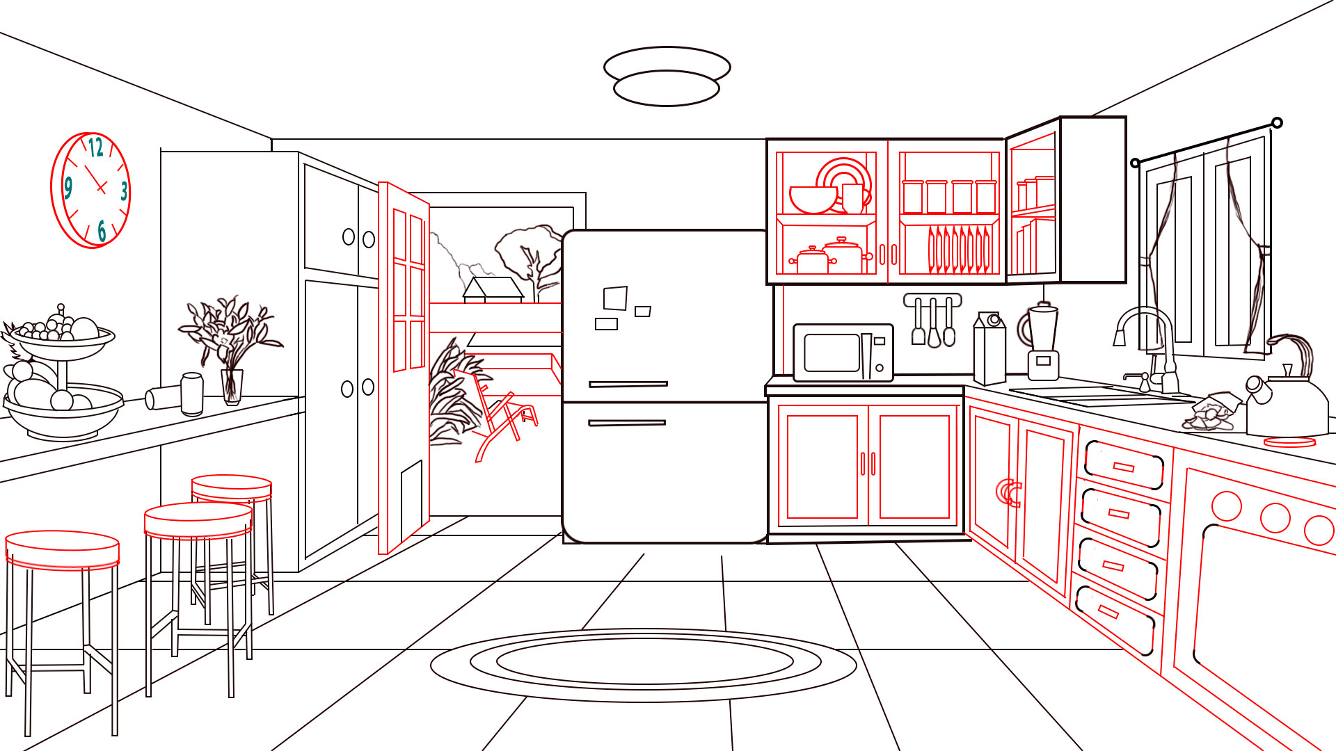 ArtStation - Sketch cenário
