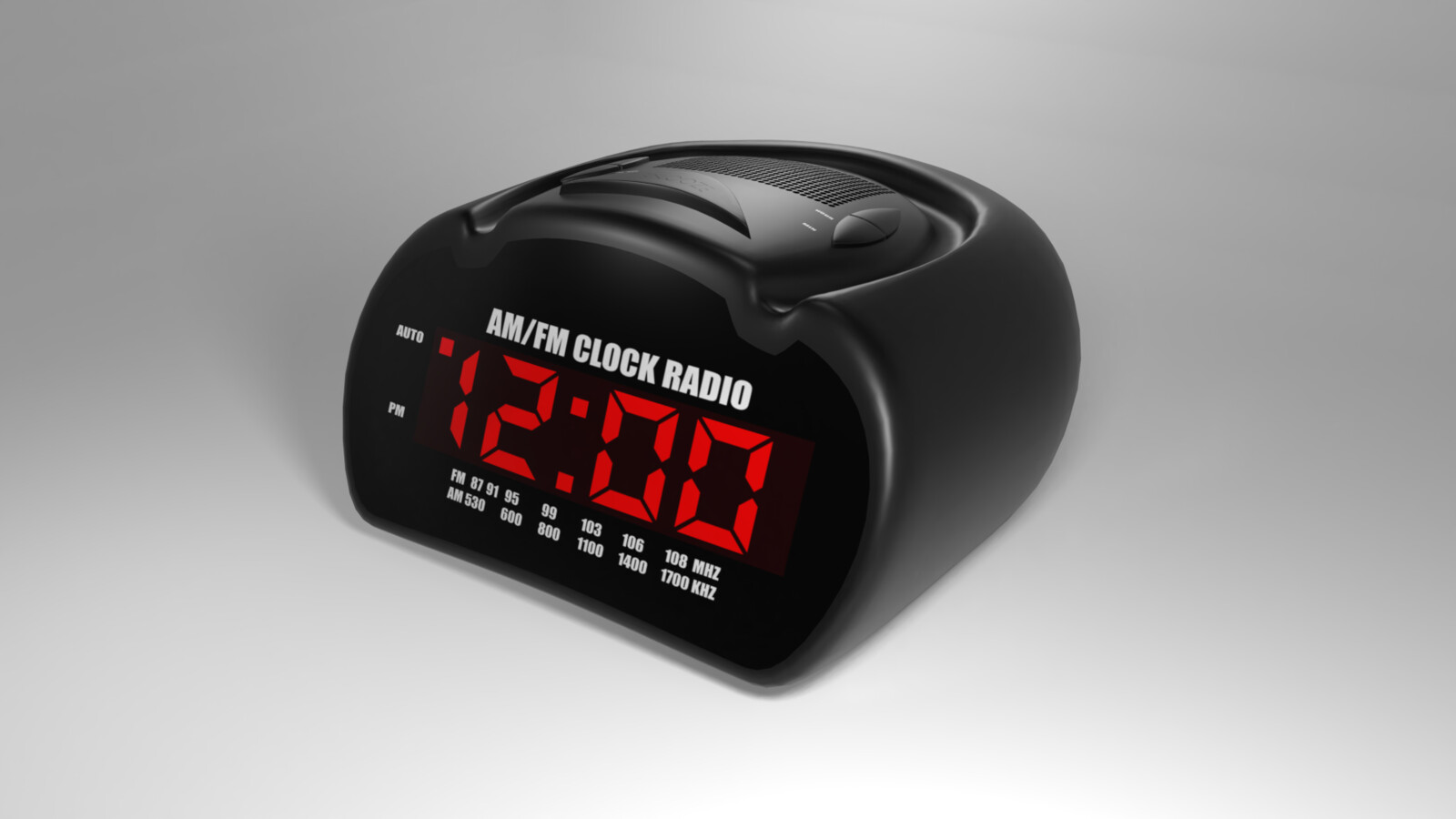 Digital clock radio render 1