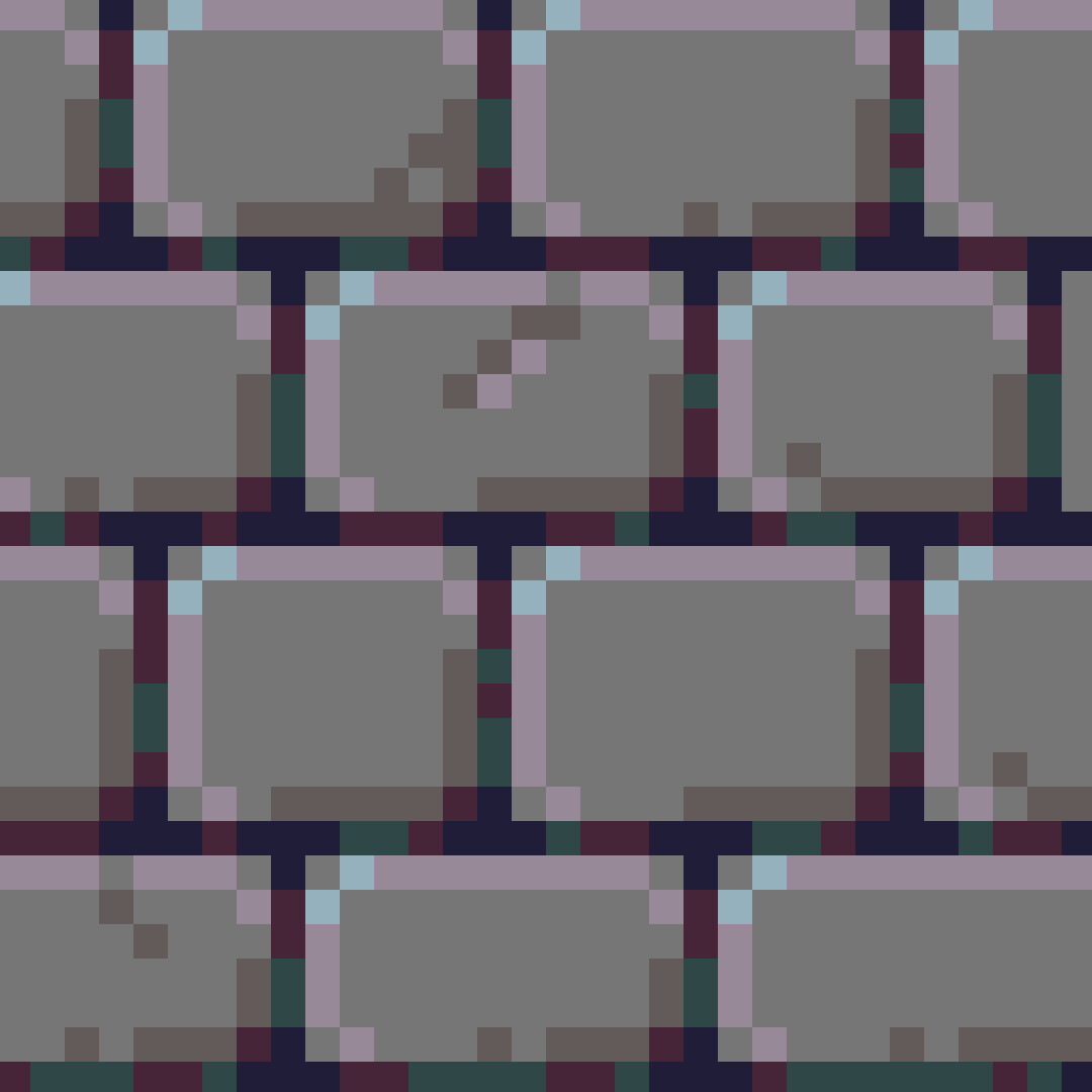 Gregory ligman brick wall pixel art