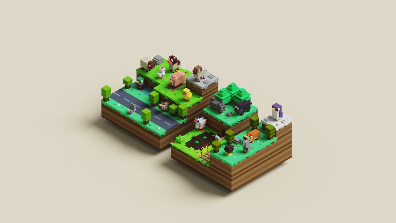 ArtStation - Crossy Roads Fan Art