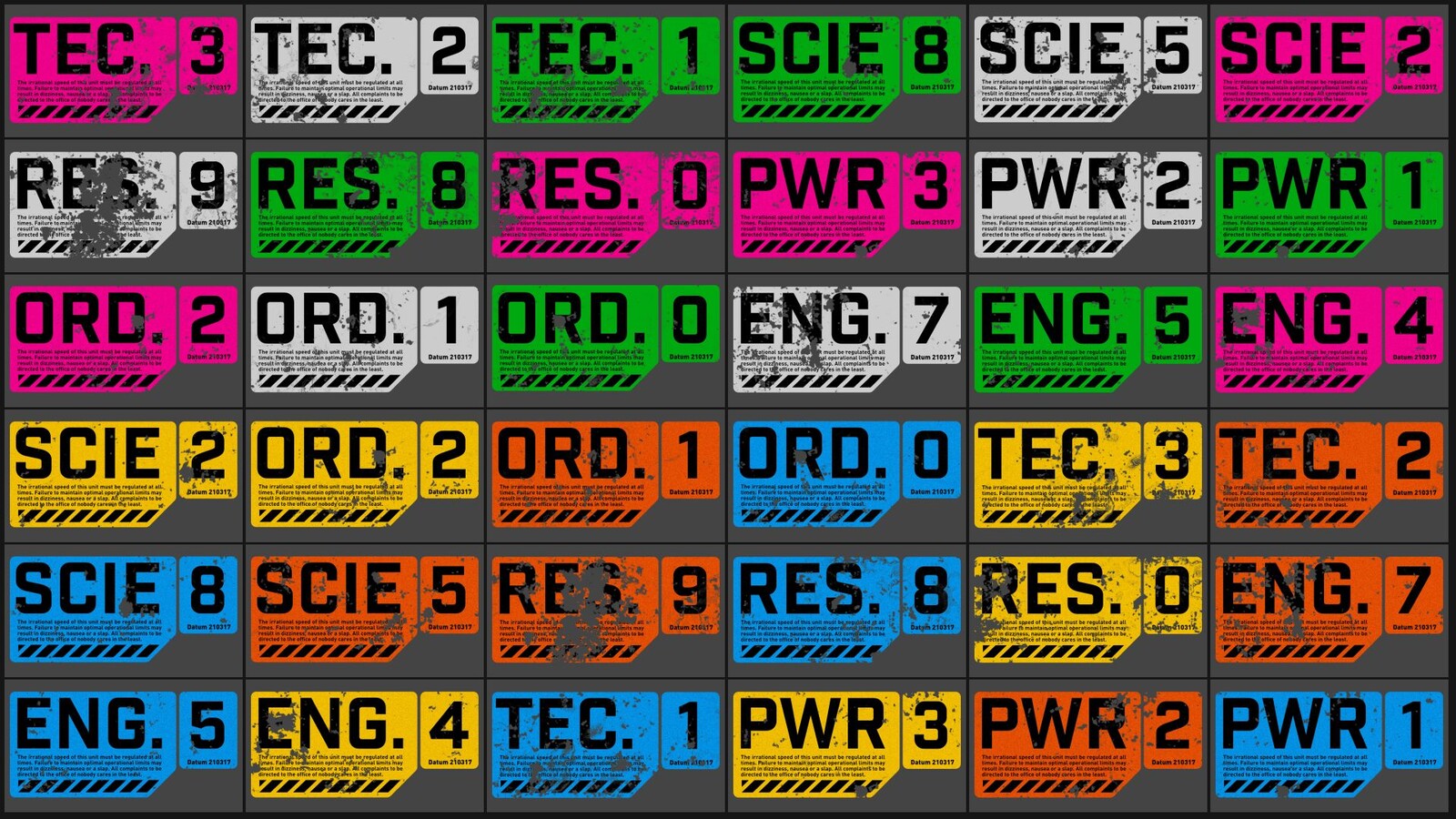 PWR Decals