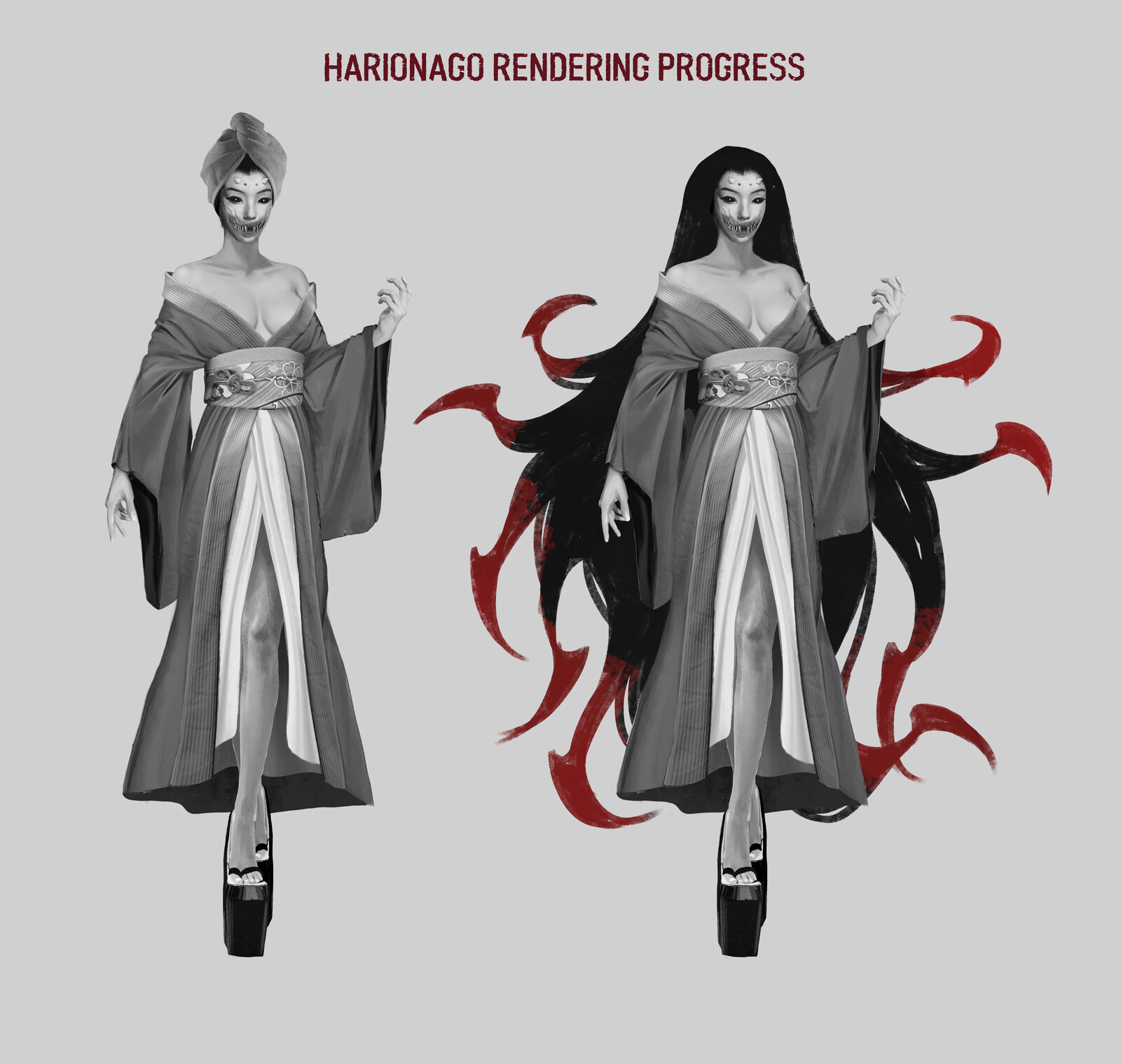 Harionago's Rendering Progress