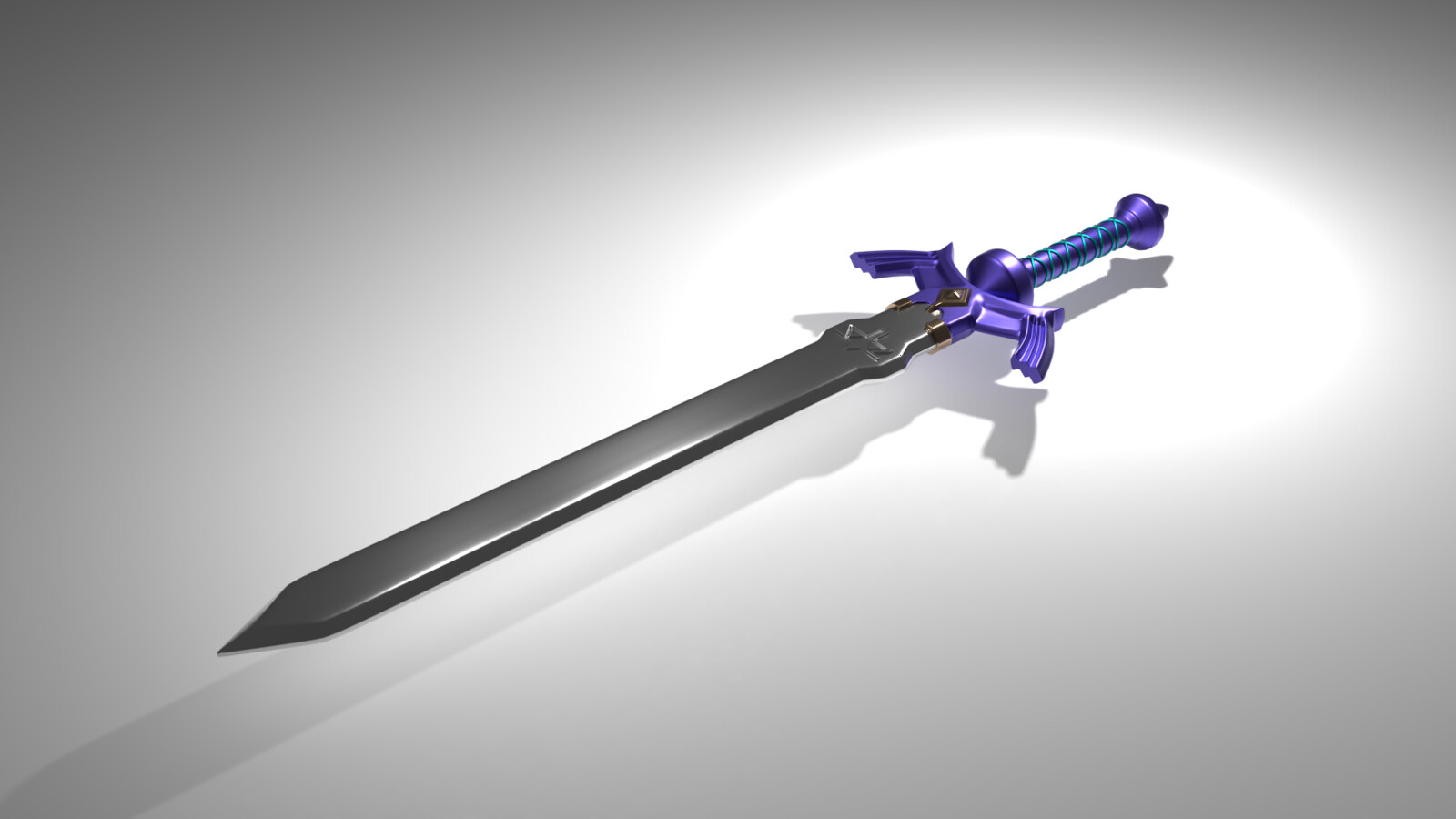 Master Sword render 1