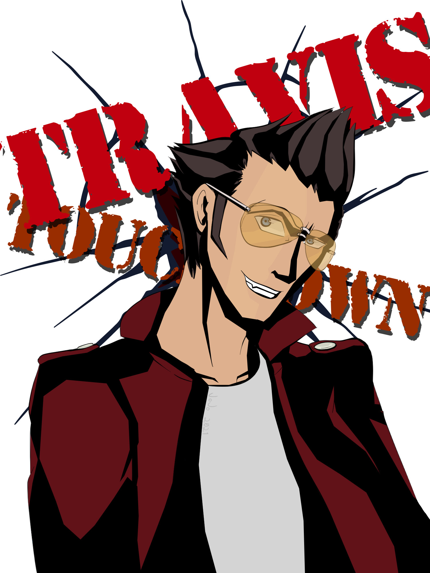 ArtStation Travis Touchdown