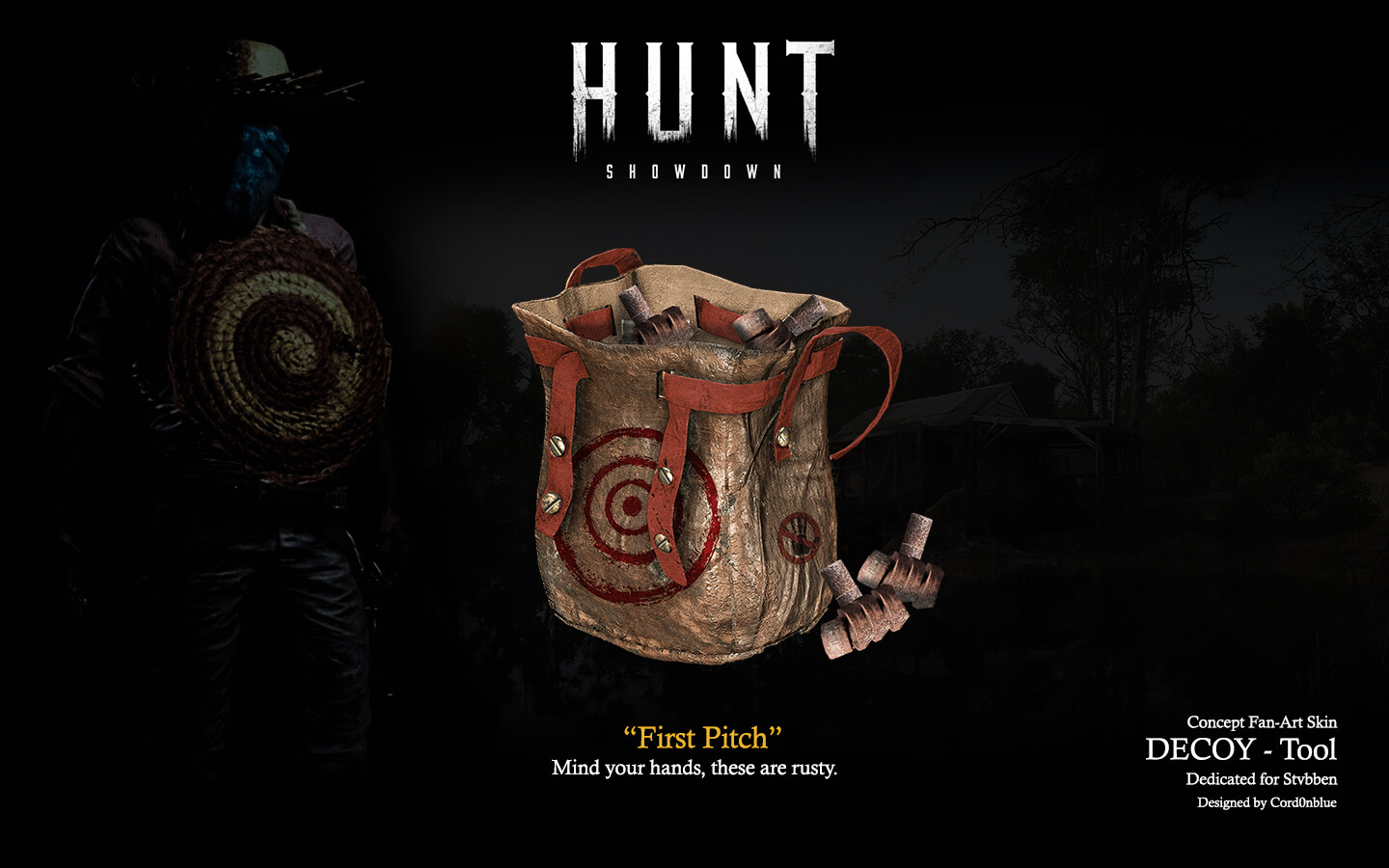 Christopher Susanto Decoy Tool FanArt Skin Hunt Showdown "First Pitch"