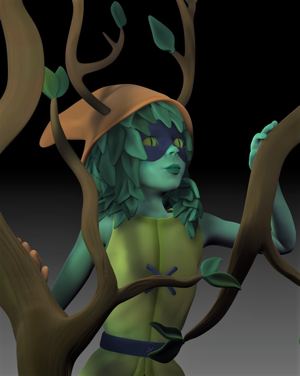 Huntress Wizard - Stylized 3D Character Sculpt