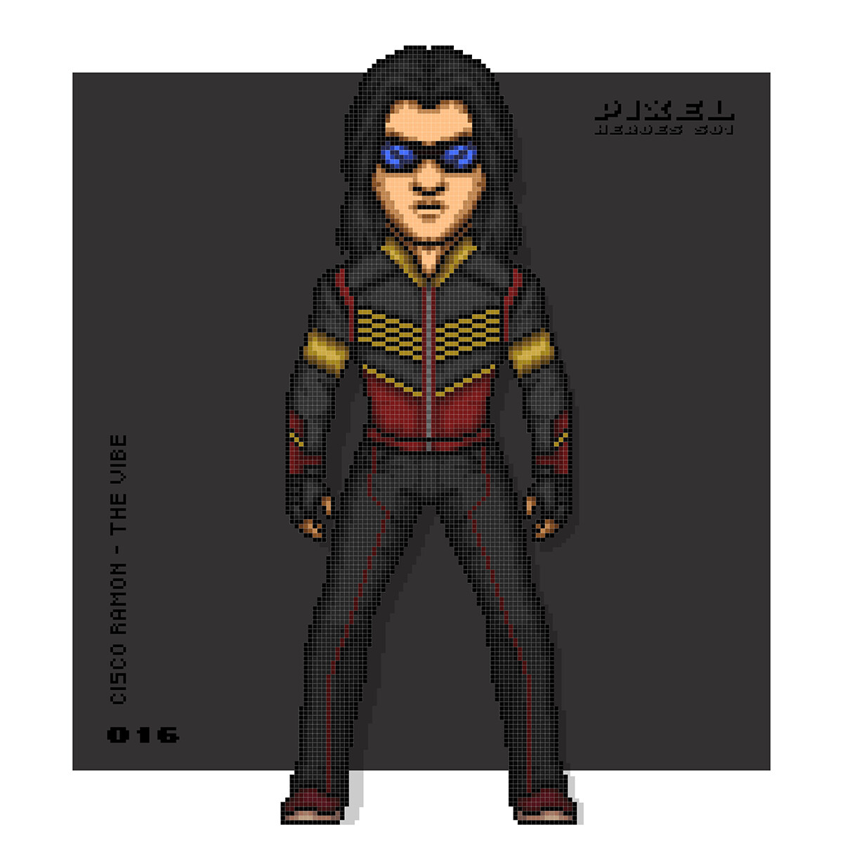 Artstation S01 016 The Vibe Cisco Ramon Pixel Heroes By George Grant