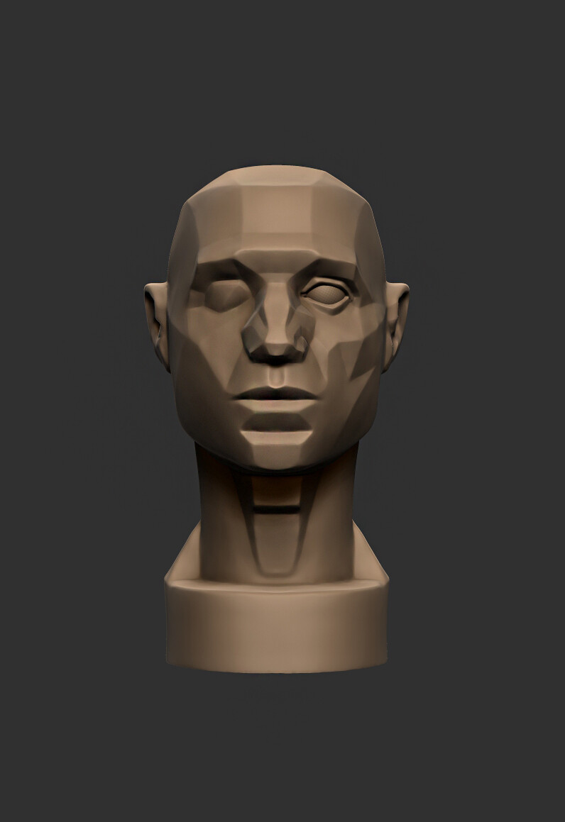 Sculpt Practice Azaro head