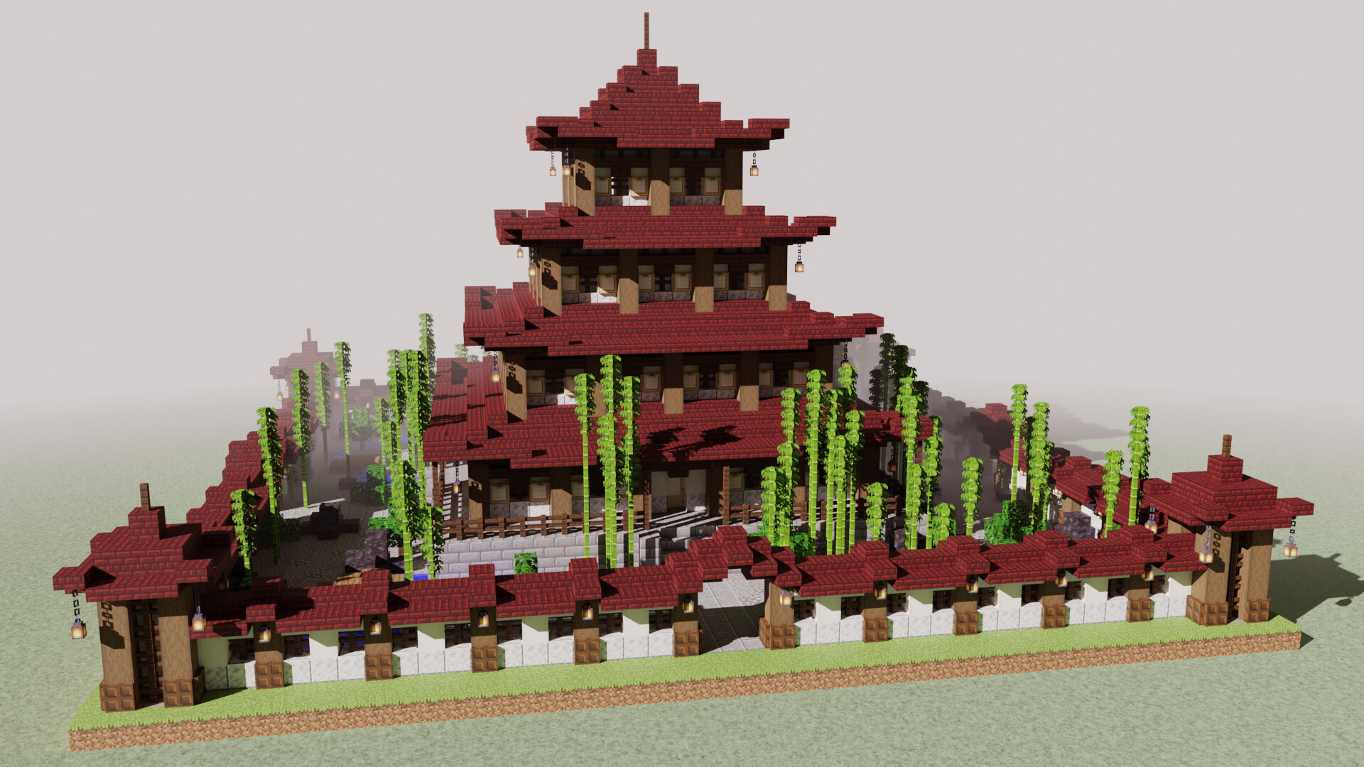 minecraft pagoda by blehz-queest on DeviantArt