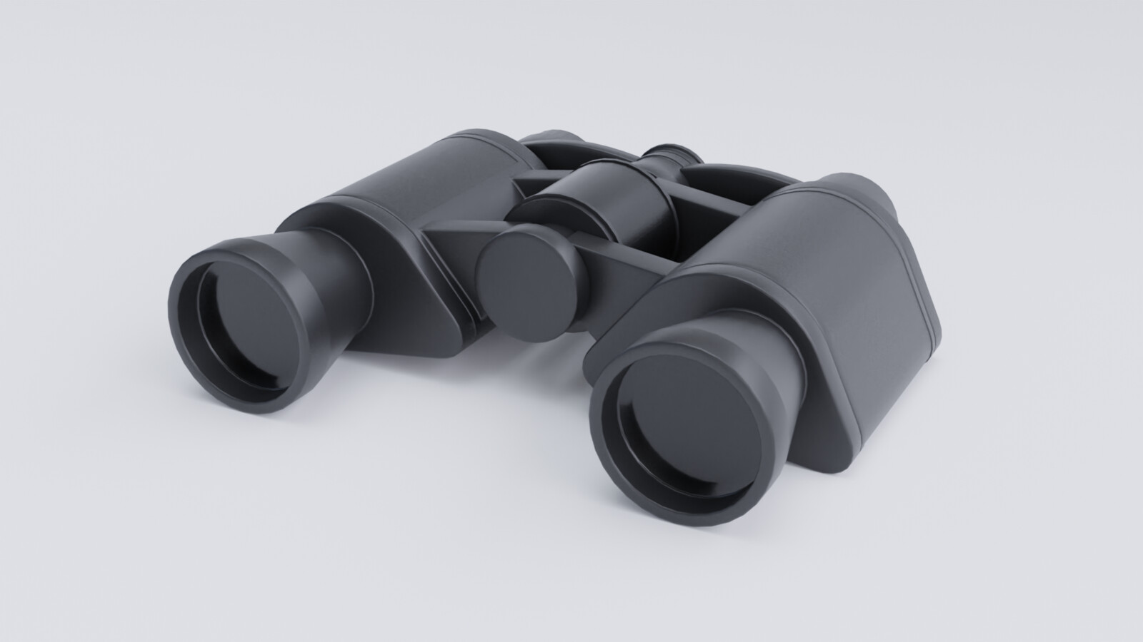 Binoculars high poly render 1