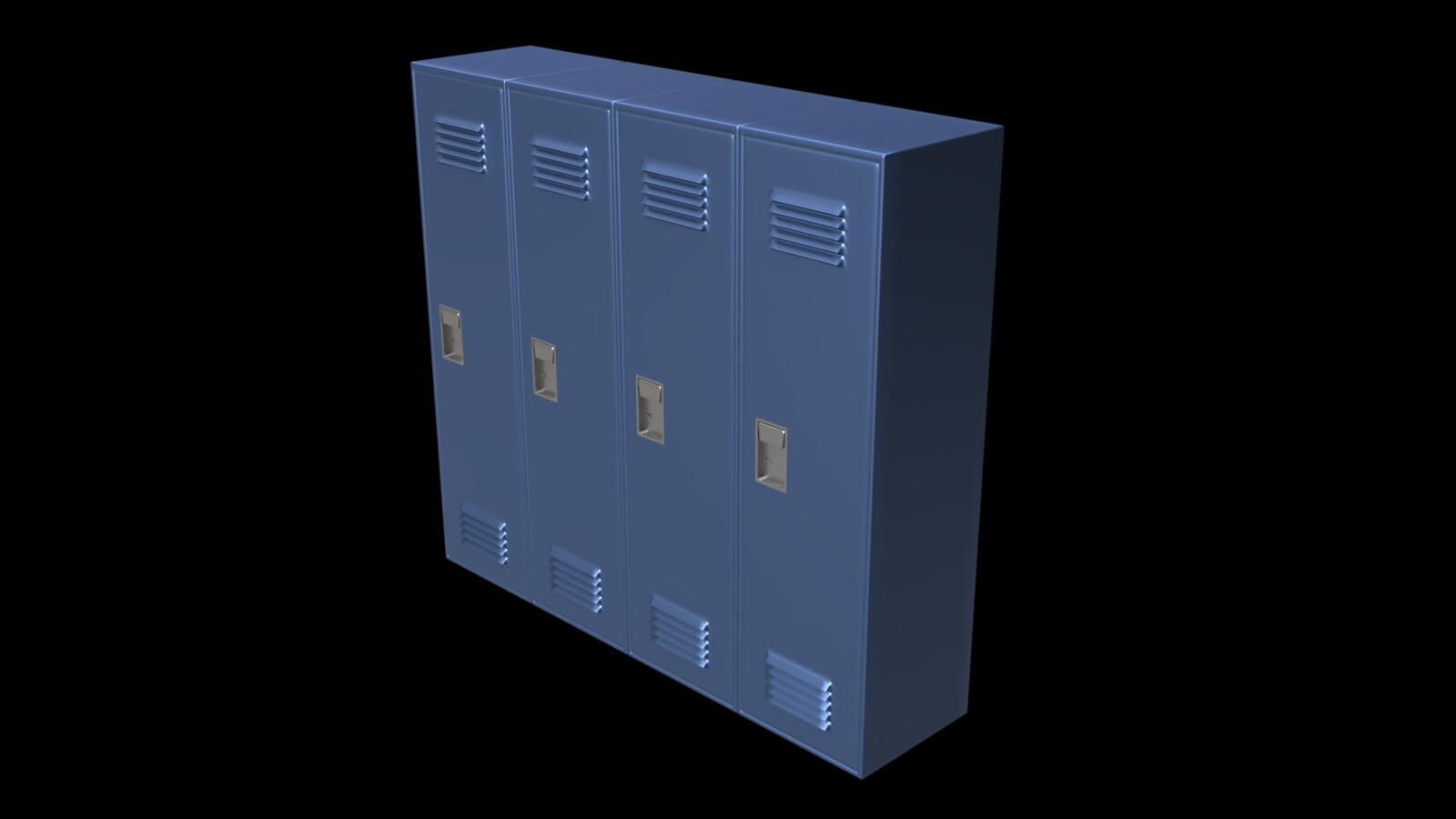 Set of 4 lockers