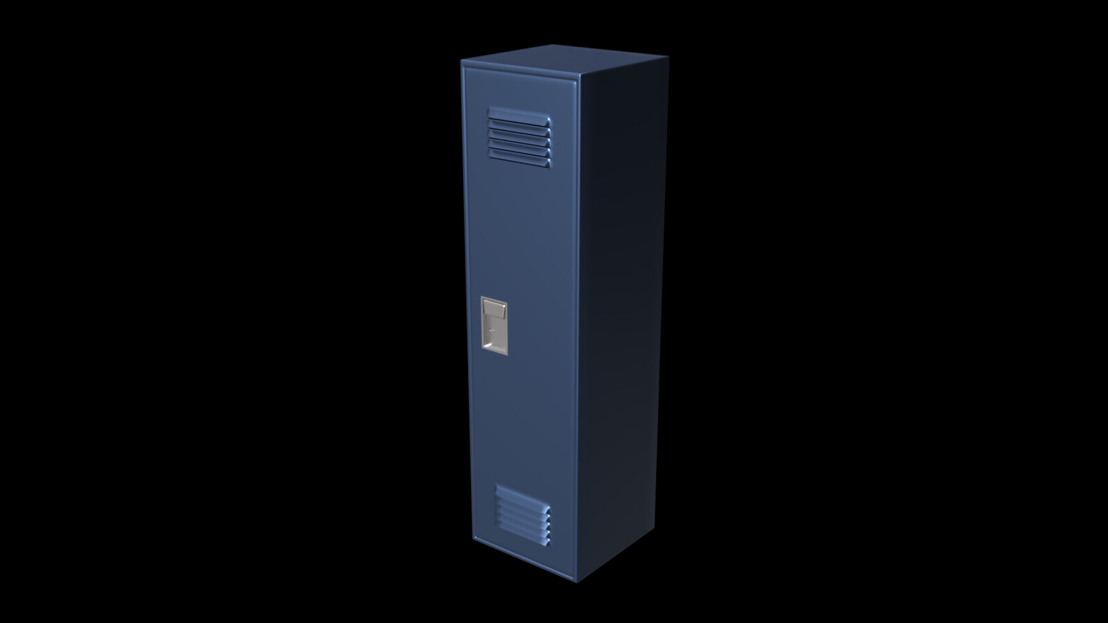 Single locker (dark blue)
