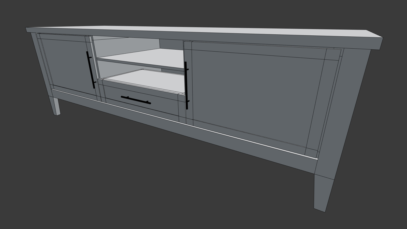 TV Stand Wireframe 1