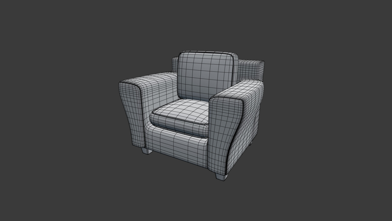 Sofa Chair Wireframe