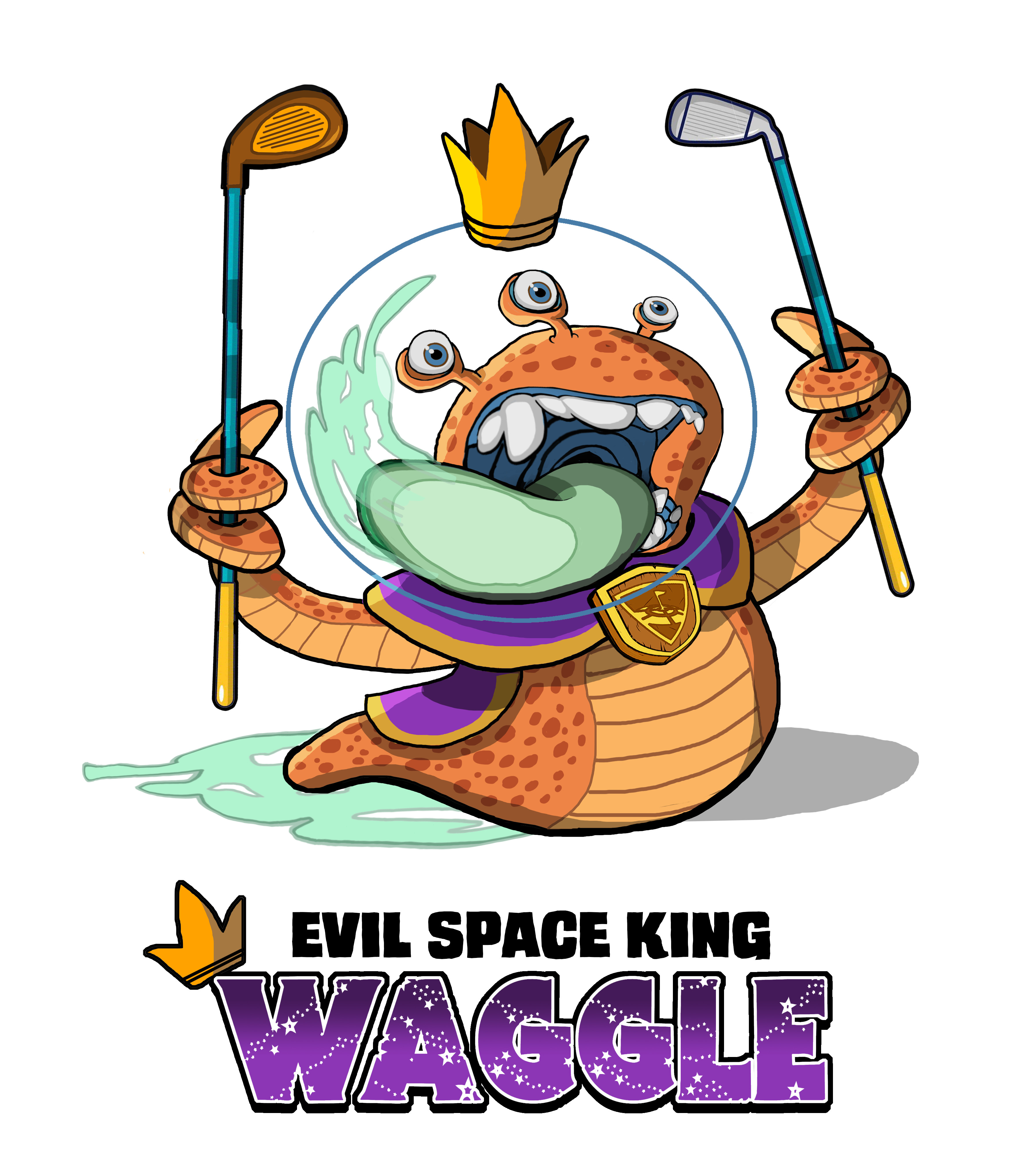 character concept drawing and logo design