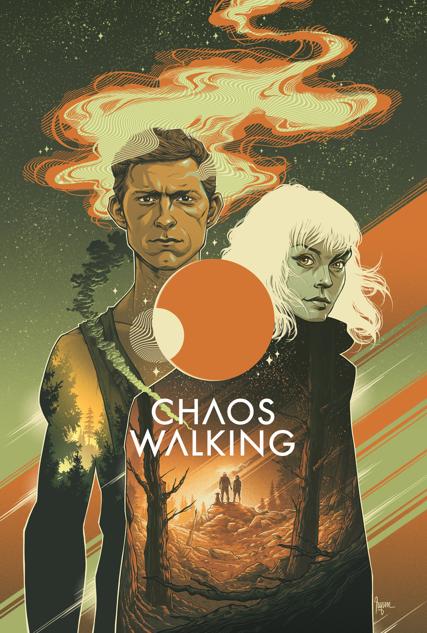 Artstation Chaos Walking Movie Poster Ryan Smallman Artstation Chaos Walking Movie Poster Ryan Smallman