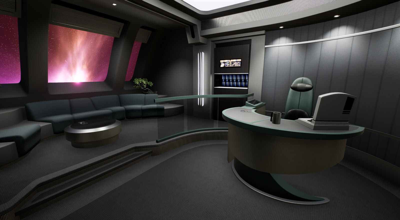 Daniel Korican Portfolio Captain Janeway's Ready Room 2021 Update