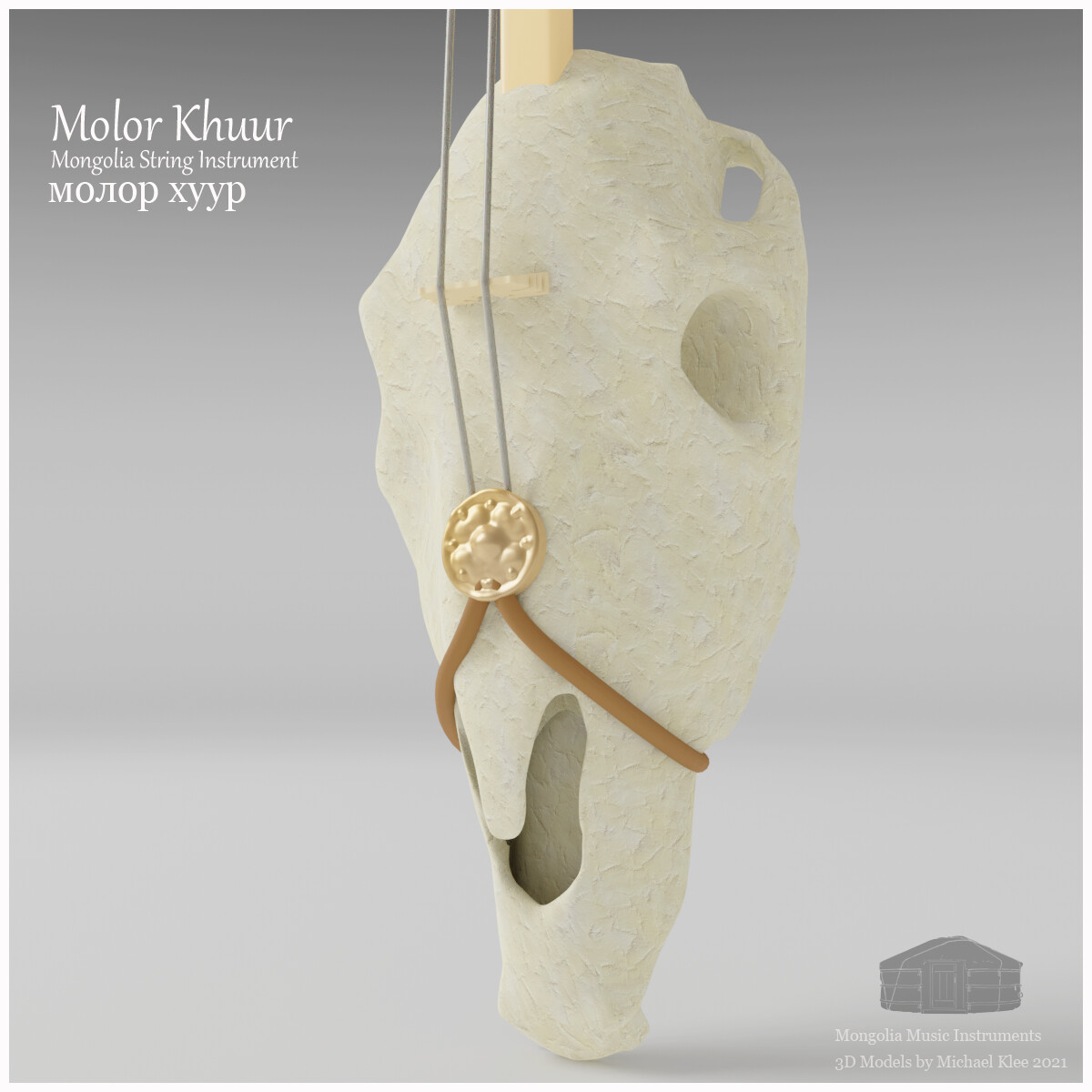 Molor Khuur Horse-Skull-Sound-Body